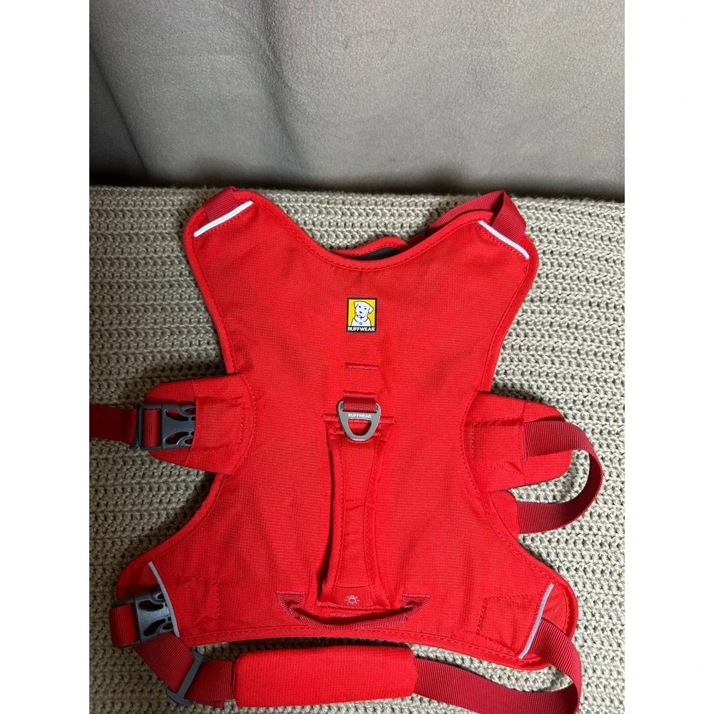 Ruffwear Front Range Dog Harness Red Medium Padded Reflective Adjustable Walking